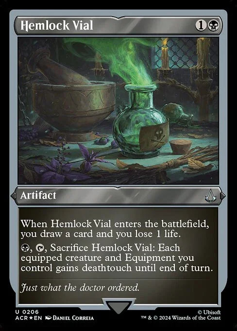 [Foil Etched] ACR 206 Hemlock Vial (0206 - Foil Etched) U