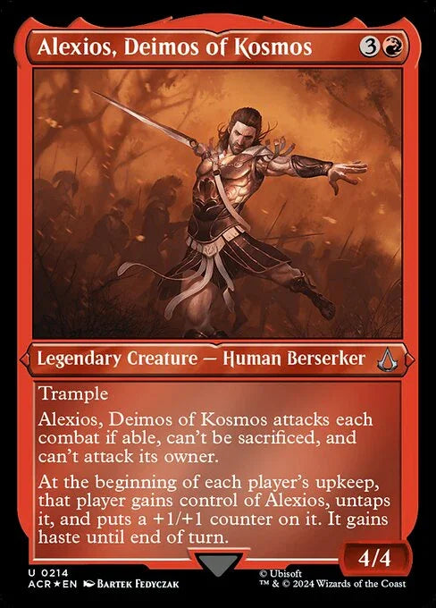 [Foil Etched] ACR 214 Alexios, Deimos of Kosmos (0214 - Foil Etched) U