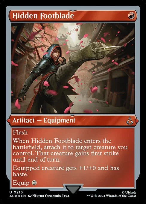 [Foil Etched] ACR 216 Hidden Footblade (0216 - Foil Etched) U