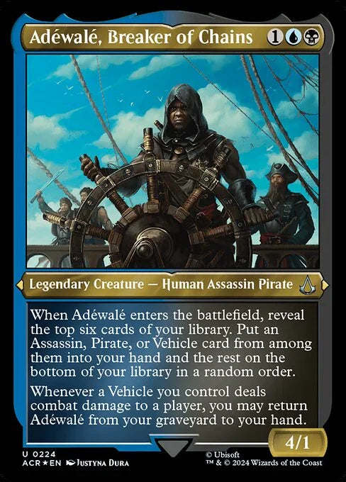 [Foil Etched] ACR 224 Adewale, Breaker of Chains (0224 - Foil Etched) U