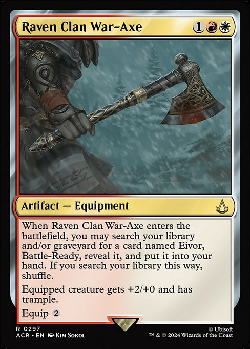 ACR 297 Raven Clan War-Axe (Starter Kit) R
