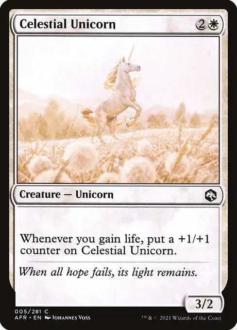[Foil] AFR 005 Celestial Unicorn C