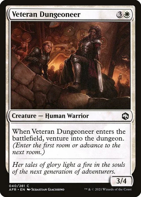 [Foil] AFR 040 Veteran Dungeoneer C
