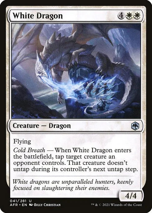 [Foil] AFR 041 White Dragon U
