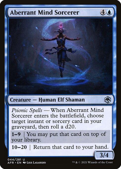 [Foil] AFR 044 Aberrant Mind Sorcerer U