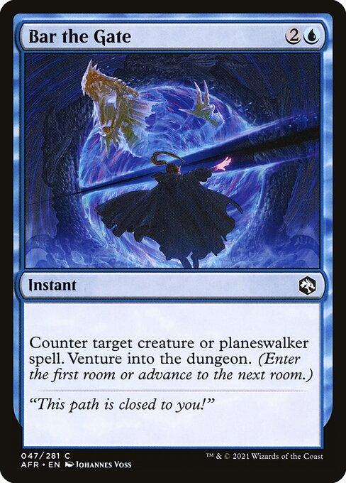 [Foil] AFR 047 Bar the Gate C