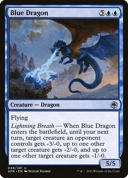 [Foil] AFR 049 Blue Dragon U