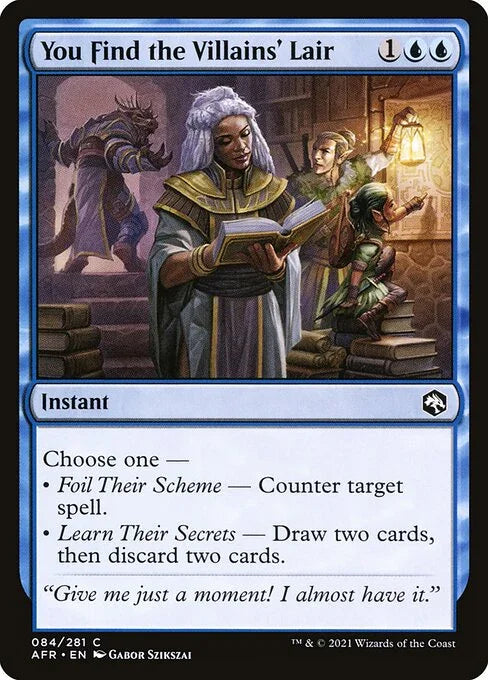 [Foil] AFR 084 You Find the Villains' Lair C