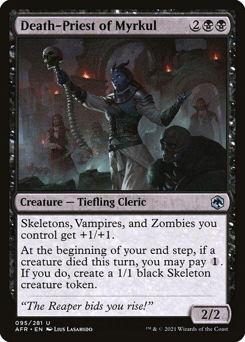 [Foil] AFR 095 Death-Priest of Myrkul U