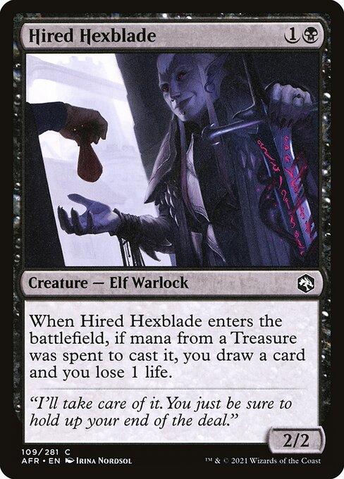 [Foil] AFR 109 Hired Hexblade C