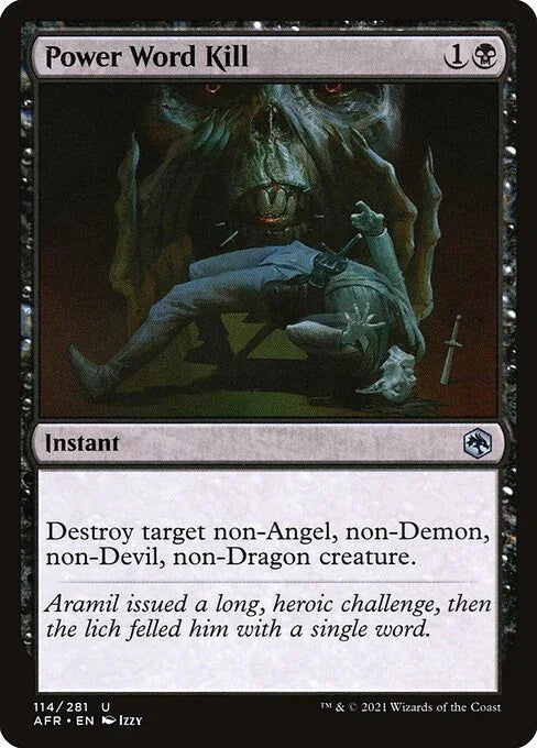[Foil] AFR 114 Power Word Kill U