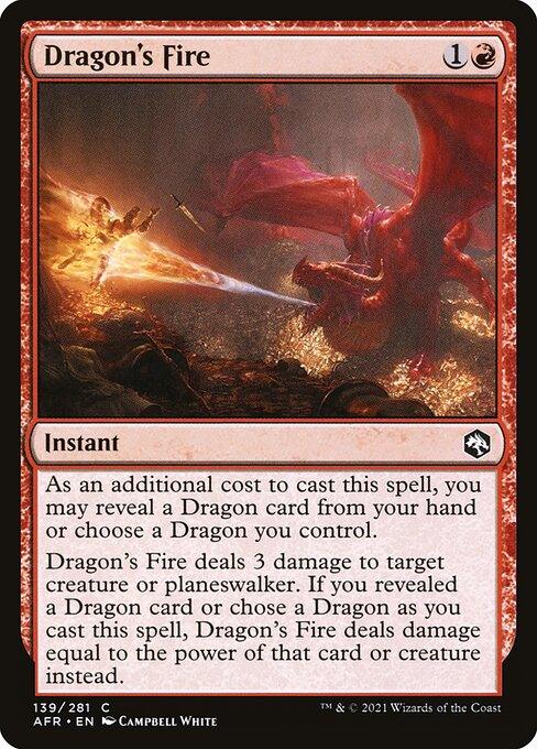 [Foil] AFR 139 Dragon's Fire C
