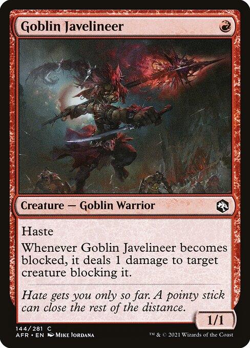 [Foil] AFR 144 Goblin Javelineer C