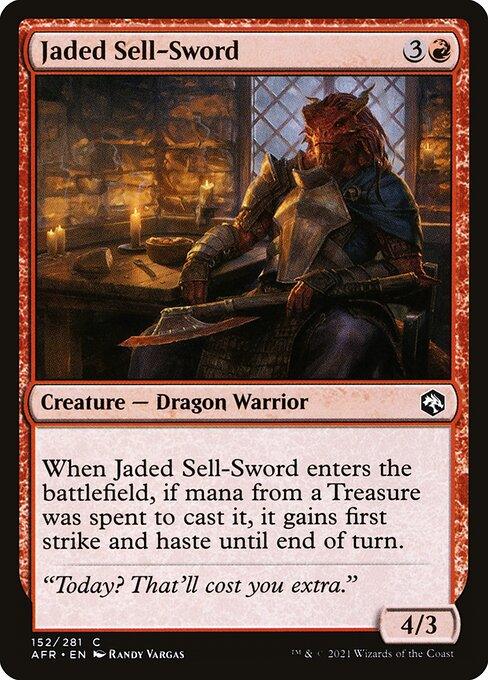 [Foil] AFR 152 Jaded Sell-Sword C