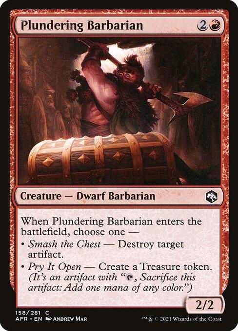 [Foil] AFR 158 Plundering Barbarian C