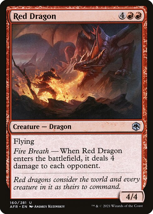 AFR 160 Red Dragon U