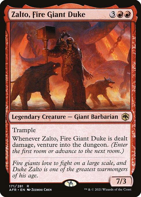 [Foil] AFR 171 Zalto, Fire Giant Duke R
