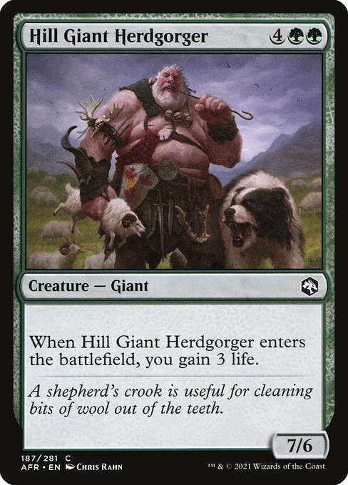 AFR 187 Hill Giant Herdgorger C