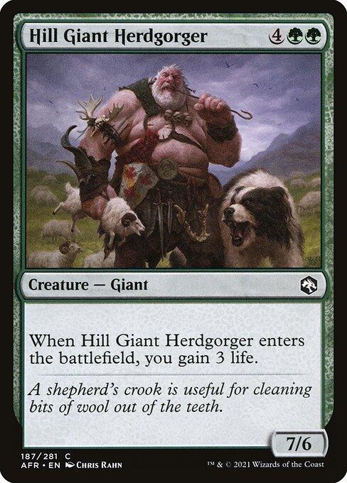 [Foil] AFR 187 Hill Giant Herdgorger C