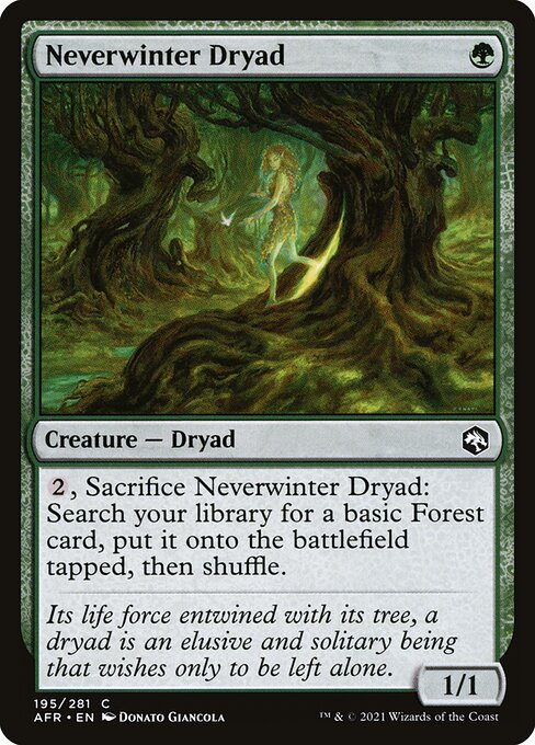 AFR 195 Neverwinter Dryad C