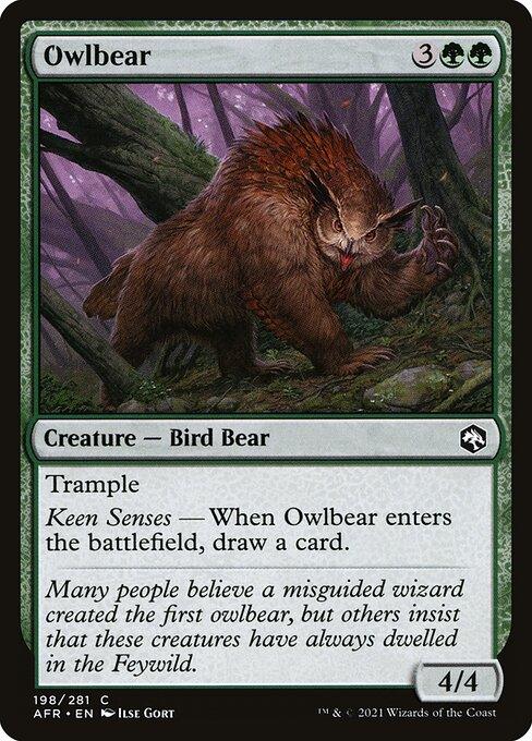 [Foil] AFR 198 Owlbear C