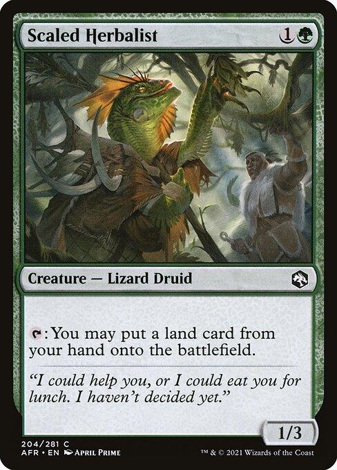 [Foil] AFR 204 Scaled Herbalist C