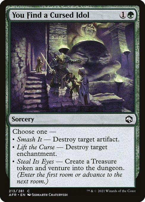 [Foil] AFR 213 You Find a Cursed Idol C