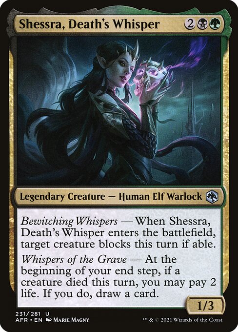 AFR 231 Shessra, Death's Whisper U