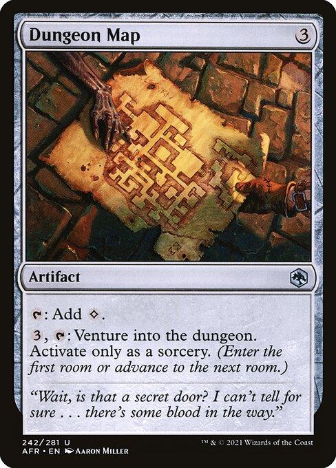 [Foil] AFR 242 Dungeon Map U