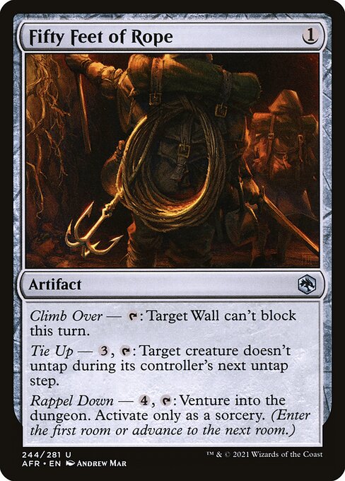 AFR 244 Fifty Feet of Rope U