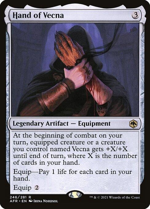 [Foil] AFR 246 Hand of Vecna R