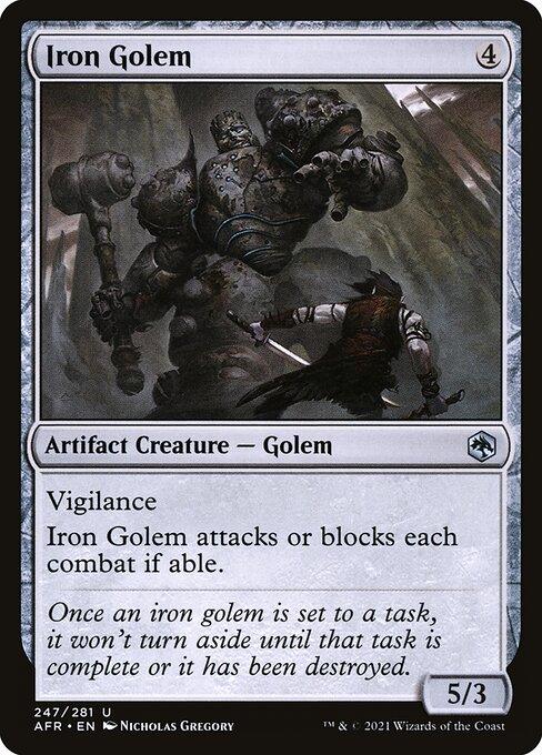 [Foil] AFR 247 Iron Golem U
