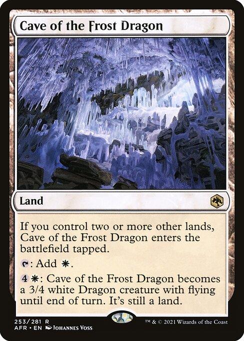 [Foil] AFR 253 Cave of the Frost Dragon R