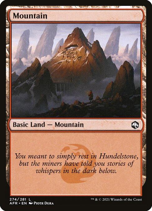 [Foil] AFR 274 Mountain (2274) L