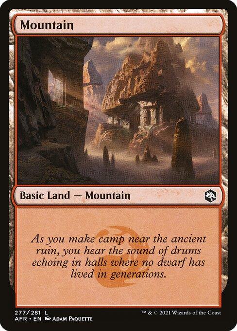[Foil] AFR 277 Mountain (2277) L