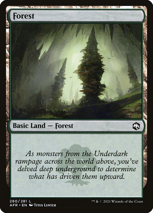 [Foil] AFR 280 Forest (2280) L