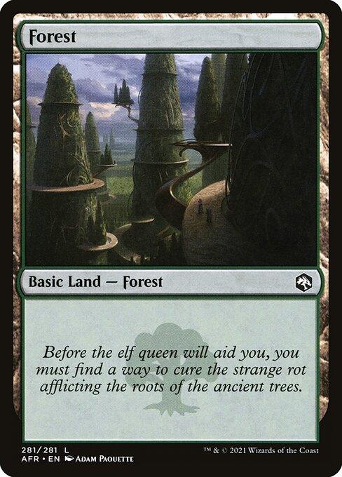 [Foil] AFR 281 Forest (2281) L