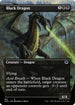 [Foil] AFR 291 Black Dragon (Borderless) U