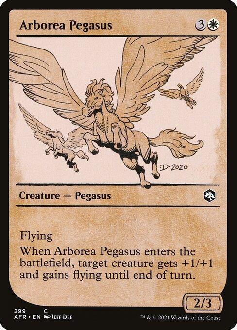 [Foil] AFR 299 Arborea Pegasus (Showcase) C