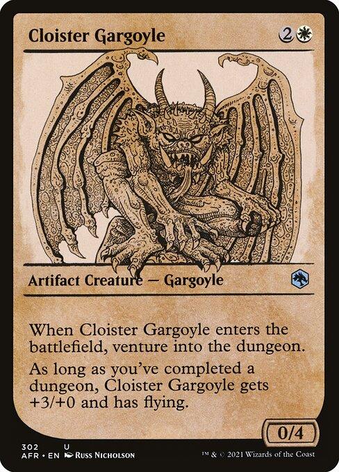 [Foil] AFR 302 Cloister Gargoyle (Showcase) U