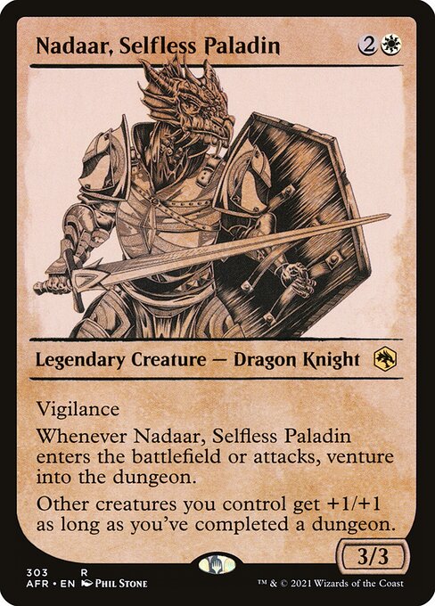 AFR 303 Nadaar, Selfless Paladin (Showcase) R