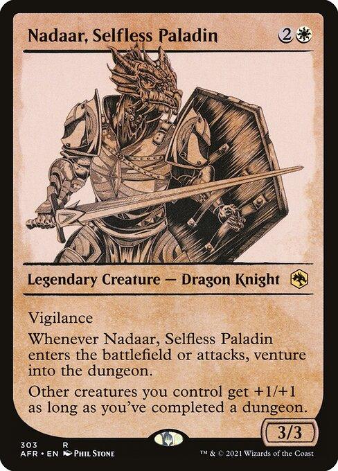 [Foil] AFR 303 Nadaar, Selfless Paladin (Showcase) R