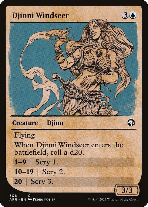 [Foil] AFR 306 Djinni Windseer (Showcase) C