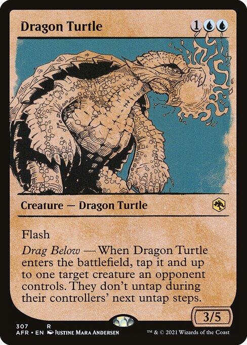 [Foil] AFR 307 Dragon Turtle (Showcase) R