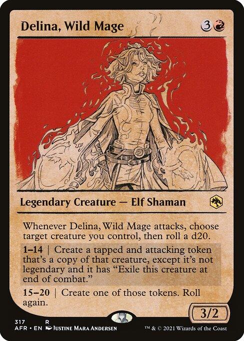 [Foil] AFR 317 Delina, Wild Mage (Showcase) R
