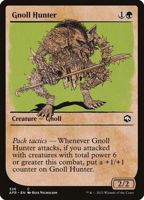 [Foil] AFR 326 Gnoll Hunter (Showcase) C