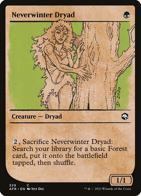 AFR 329 Neverwinter Dryad (Showcase) C