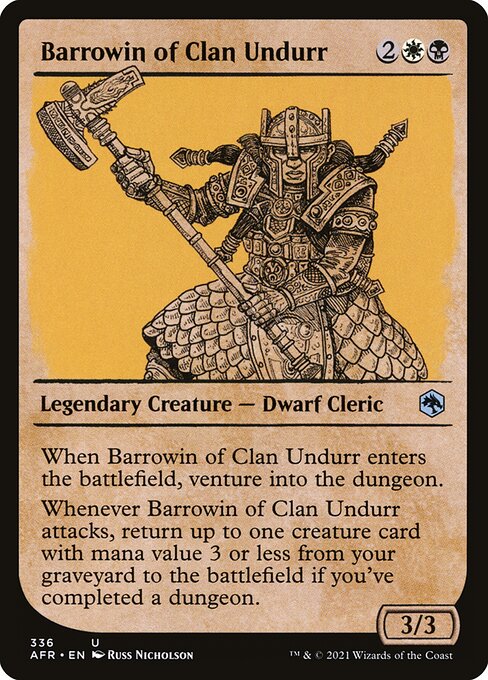 AFR 336 Barrowin of Clan Undurr (Showcase) U