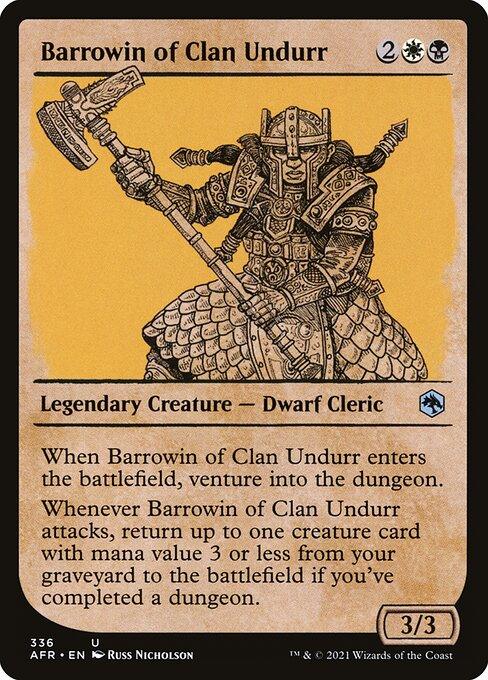 [Foil] AFR 336 Barrowin of Clan Undurr (Showcase) U