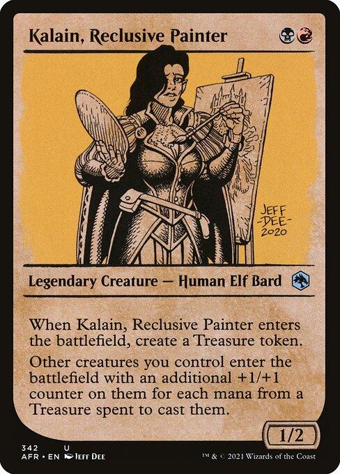 [Foil] AFR 342 Kalain, Reclusive Painter (Showcase) U